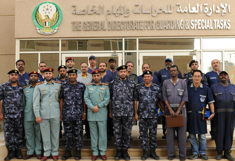 abu dhabi police in mak custom stitched garments