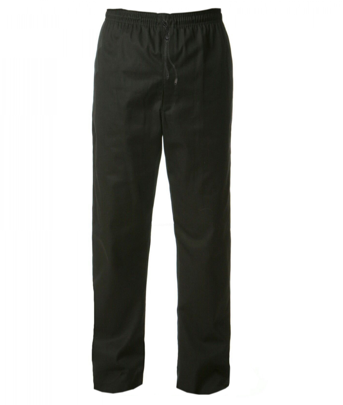 Chef's Trousers: Unisex Plain Black