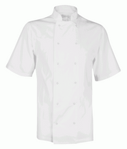Chef's Jacket: Unisex Short Sleeve