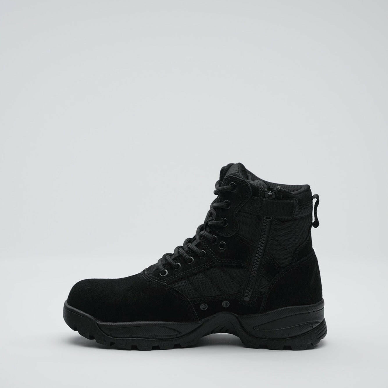 Protector Men Boots Mens Protector Black Suede Combat Boots | Military Boots