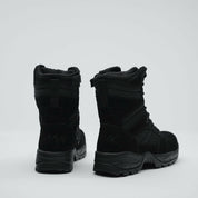 Protector 9" Side Zip - Black Suede.