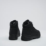 high top tactical boot with pull tab at the back