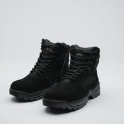 pair of protector 8 military boots with laces to fasten