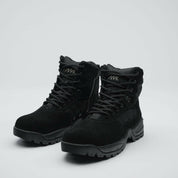 Protector 8 Side Zip - Black Suede.