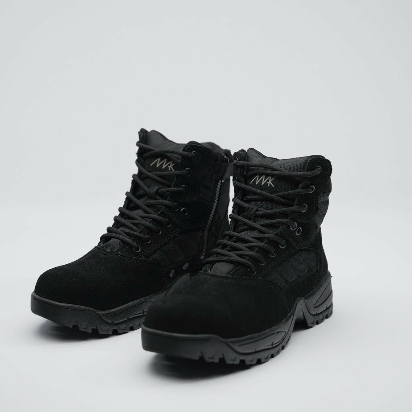 Protector Men Boots Mens Protector Black Suede Combat Boots | Military Boots