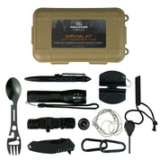 SURVIVAL KIT WITH WATERPROOF CASE