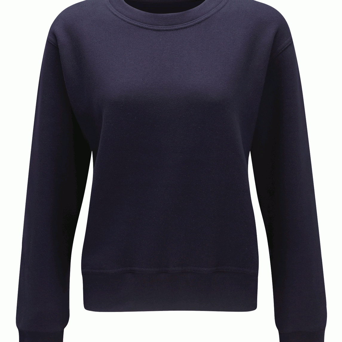 Women's Navy Crewneck tailored fit, clean silhouette, crafted for resilience and everyday wear by MAK Boots & Garments.