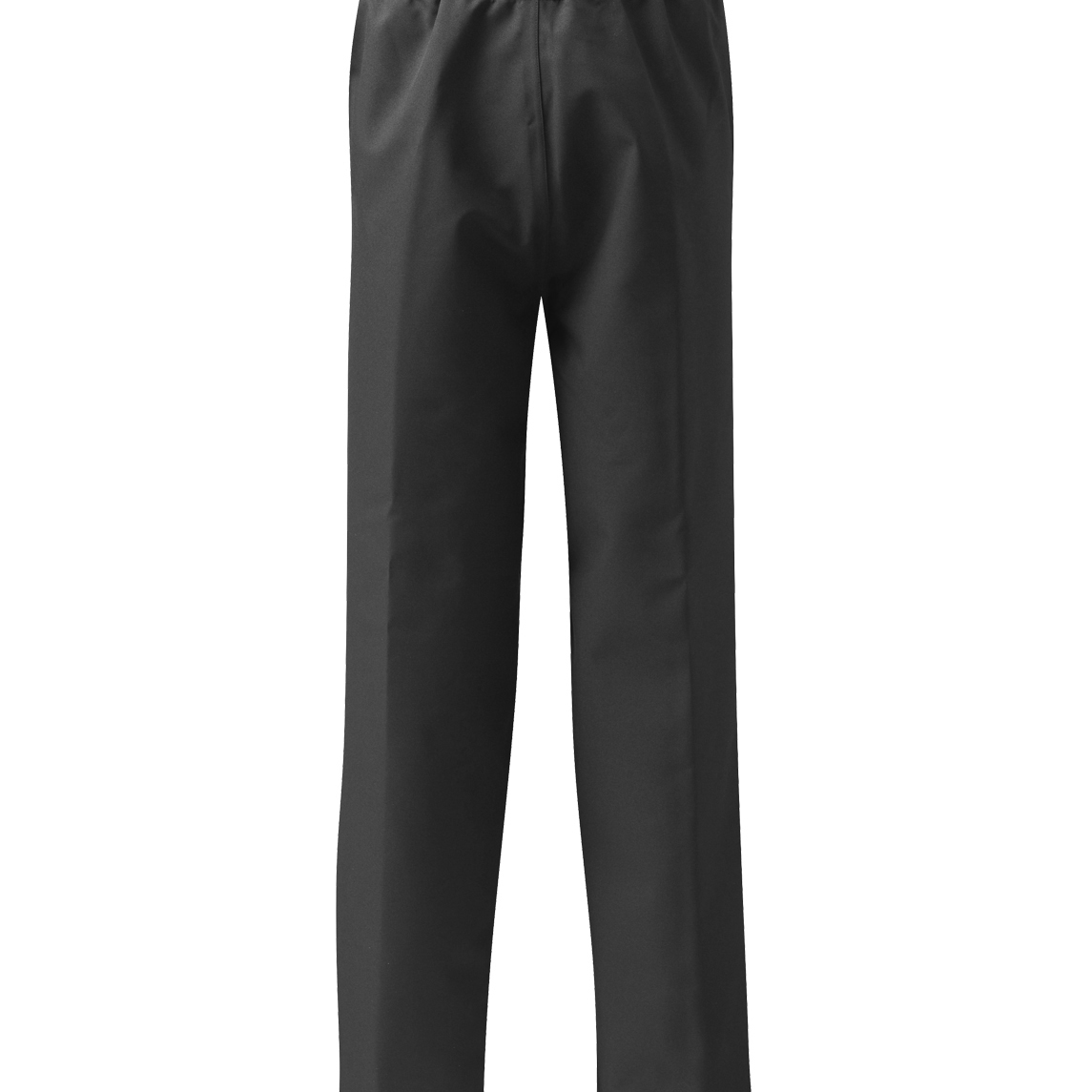 Black GORE-TEX waterproof overtrousers with elasticated waistband. Designed for industrial workwear performance, breathable and fully weatherproof.